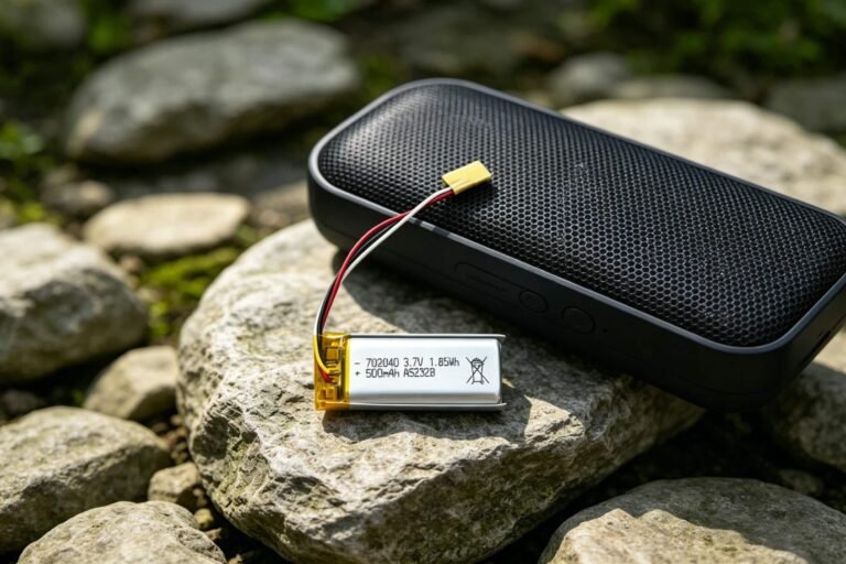 A&S Power 702040 3.7V 500mAh lithium polymer battery for Bluetooth speakers, a reliable lithium ion battery option