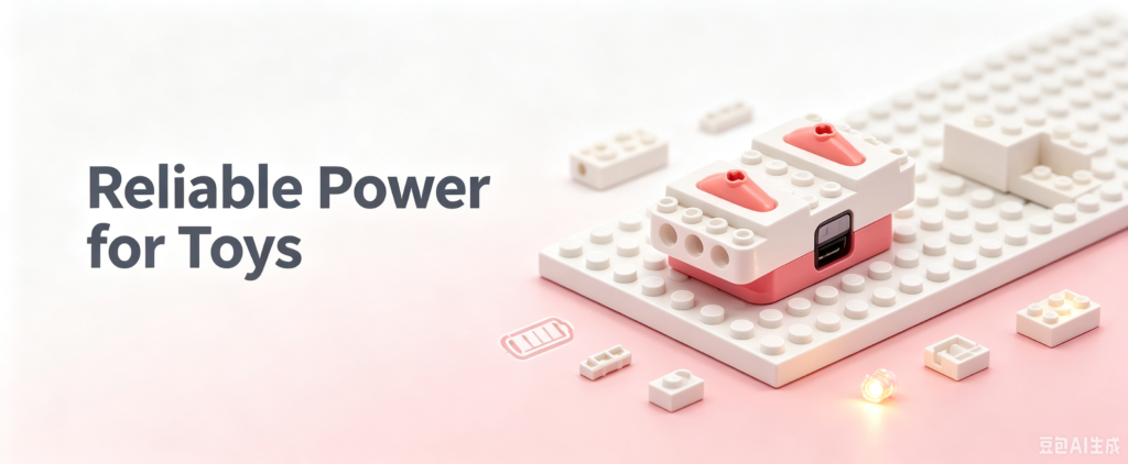 A&S Power small LiFePO4 battery module for building block toy, compatible with Lego educational robot parts