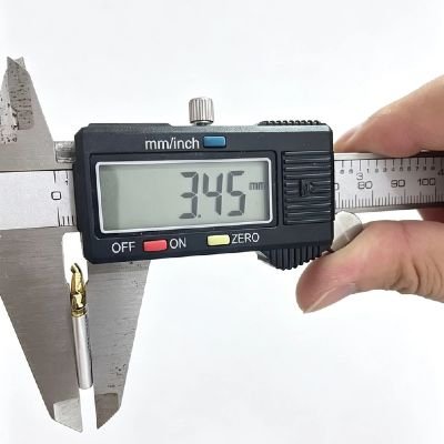 Ultra thin 3.45mm lithium polymer battery thickness measured by digital caliper