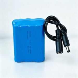 11.1V 2600mAh 18650 battery pack with DC 5.5*2.1 connector