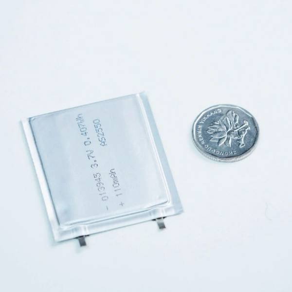 Ultra-slim Li-Polymer battery for wearable devices