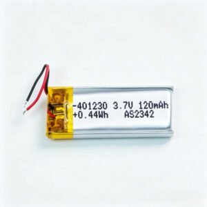 Ultra-compact Li-Polymer battery for tiny electronics