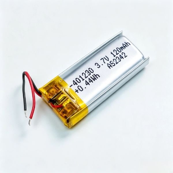 3.7V 120mAh Compact Li-Polymer Battery 401230 - Image 2