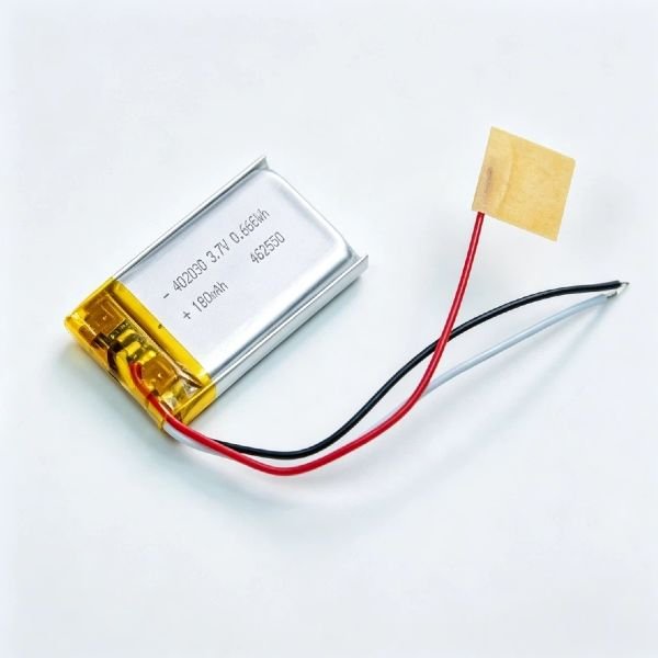 3.7V 180mAh Li-Polymer Battery 402030 with Wires - Image 2