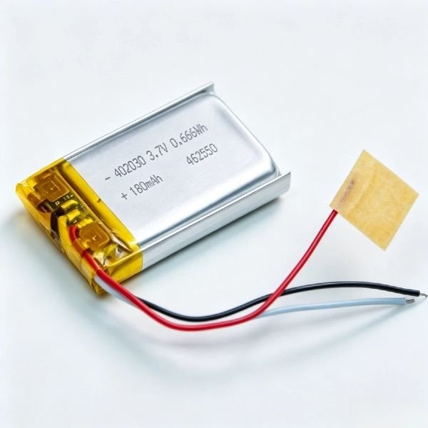 3.7V 180mAh Li-Polymer Battery 402030 with Wires - Image 3