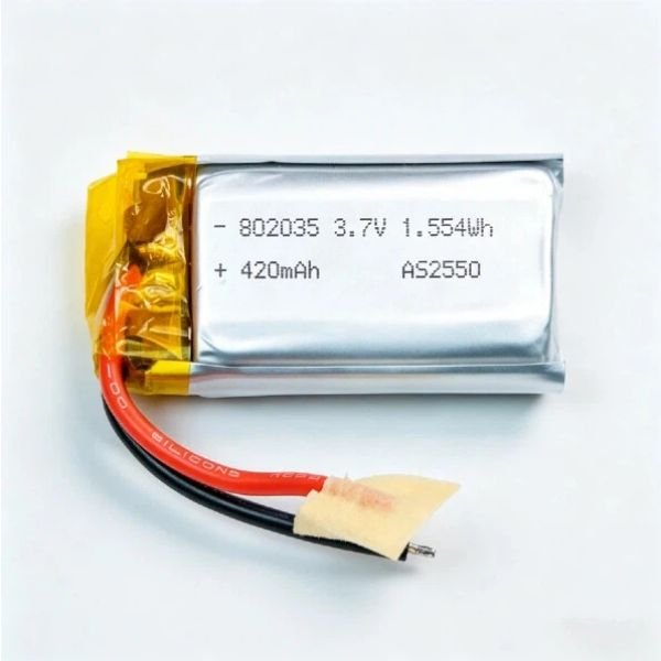 Compact Li-Polymer battery for small consumer electronics