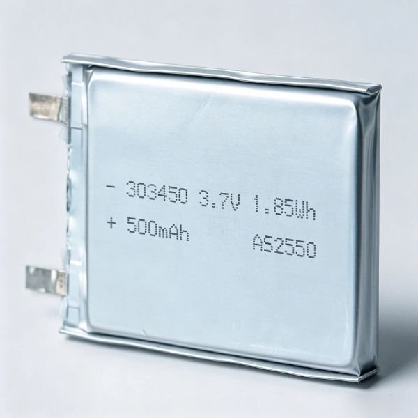 3.7V 500mAh Ultra-Slim Li-Polymer Battery AS303450 - Image 3