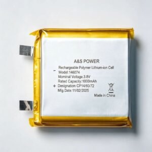 3.8V 1000mAh high-capacity Li-Polymer battery cell