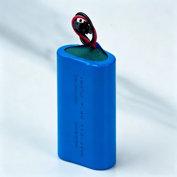 7.4V 2600mAh 18650 lithium battery pack with SM-2P connector