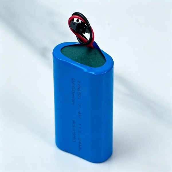 7.4V 2600mAh 18650 Battery Pack with SM-2P Connector - Image 2