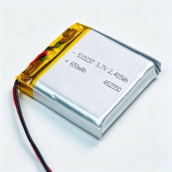 3.7V 650mAh Compact Li-Po Battery Pack AS533237 - Image 2