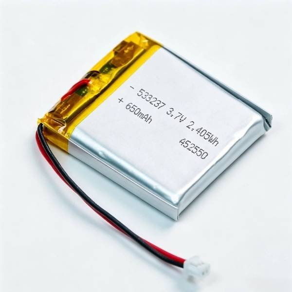 3.7V 650mAh Compact Li-Po Battery Pack AS533237 - Image 3