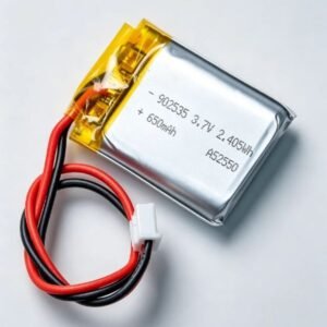 3.7V 650mAh compact Li-Po battery pack with connector