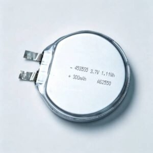 3.7V 300mAh round Li-Po battery for smart locks