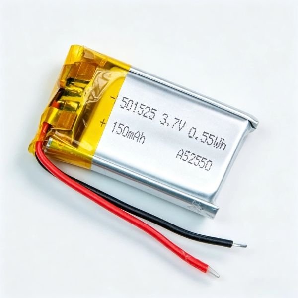 3.7V 150mAh Miniature Li-Po Battery Pack with Protection Circuit AS501525 - Image 3