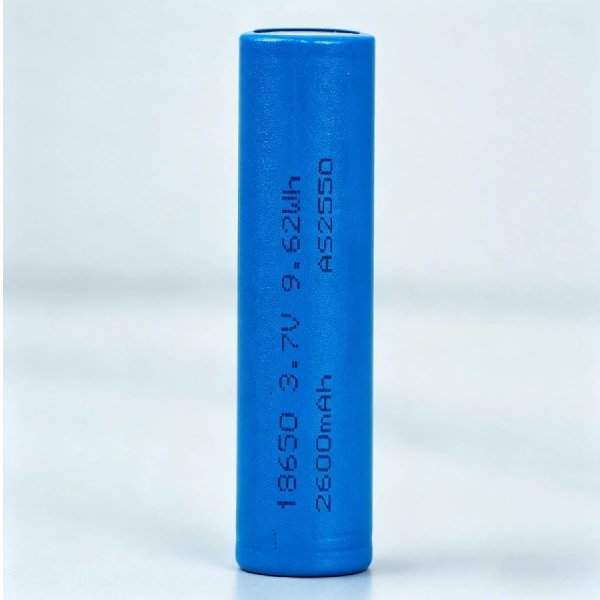 3.7V 2600mAh 18650 High Capacity Lithium Ion Battery
