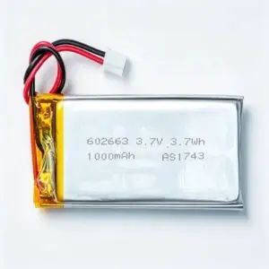 AS602663 3.7V 1000mAh Li-Polymer battery for wireless earbuds and fitness trackers
