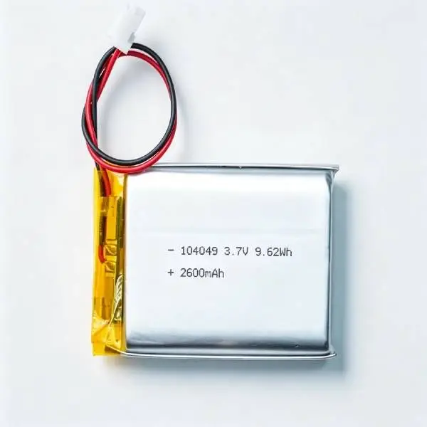 AS104049 3.7V 2600mAh high-capacity Li-Polymer battery for portable power banks and electronics