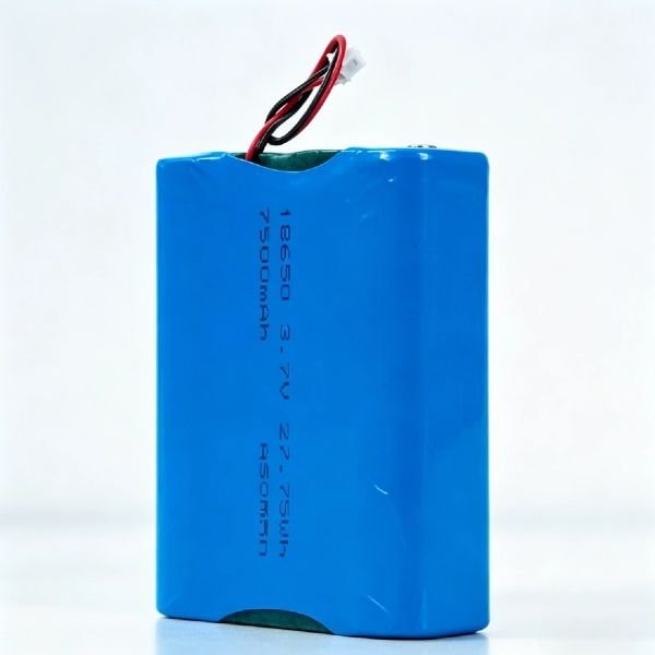 3.7V 7500mAh 18650 Li-ion Battery Pack with ZHR-2P Connector - Image 2