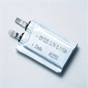3.7V 30mAh ultra-thin Li-Po battery for wearables