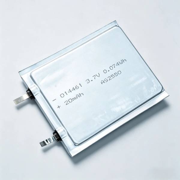 3.7V 20mAh Ultra-Thin Li-Po Battery (1.1mm) AS014461 - Image 2