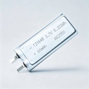 3.7V 60mAh ultra-thin battery for wearables