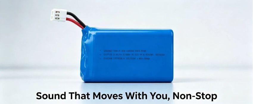 High-voltage 7.4V Li-Polymer battery for industrial IoT sensors and monitoring devices