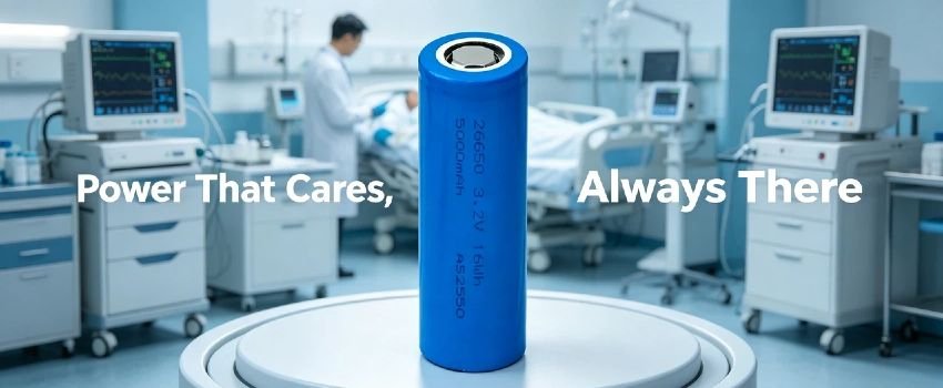 High-capacity 26650 LiFePO4 battery