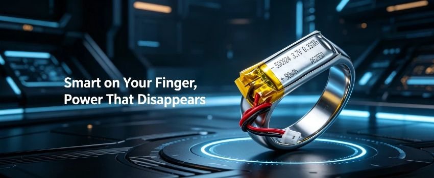 3.7V 90mAh miniature Li-Po battery pack with connector