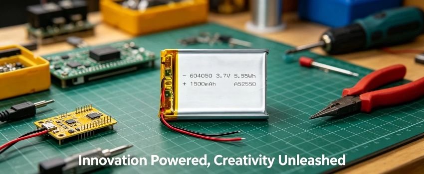 3.7V rechargeable Li-Po battery pack 