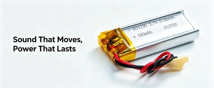 Safe compact Li-Po battery for small electronics 