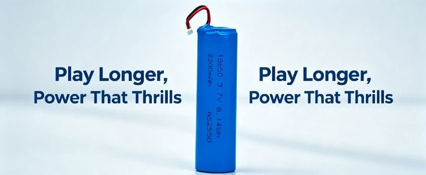 Rechargeable Li-ion battery pack with 2-pin connector