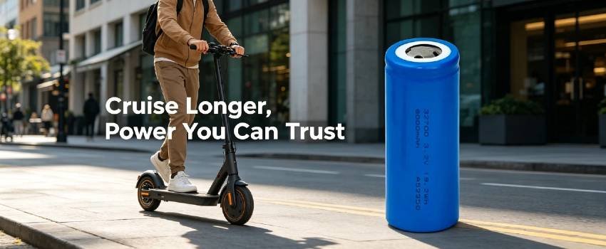 Rechargeable 3.2V LiFePO4 battery for EVs 