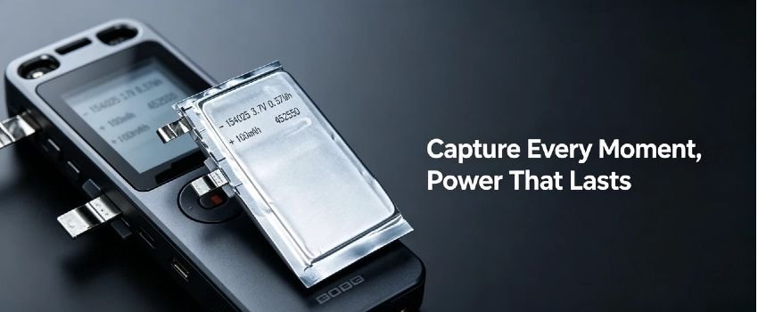 3.7V 100mAh ultra-thin Li-Po battery for Bluetooth headsets 