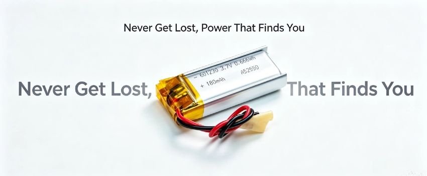 3.7V 180mAh micro Li-Po battery with protection 