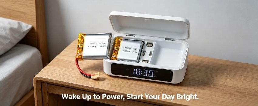 3.7V 1100mAh ultra-thin Li-Po battery with protection 