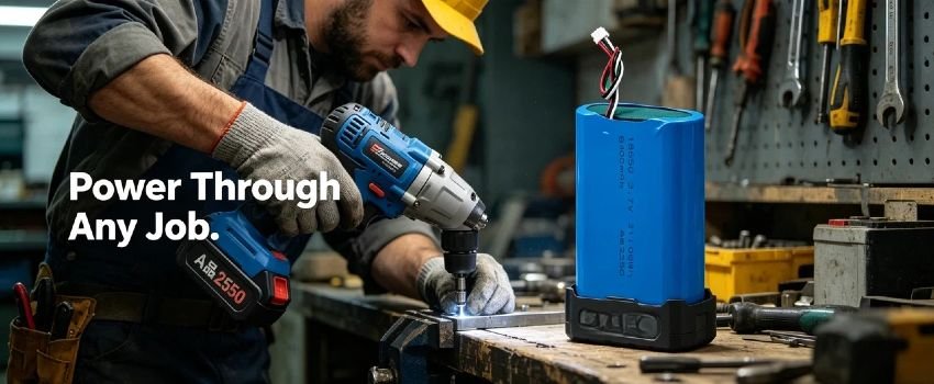 Lithium battery for portable electronics and outdoor gear