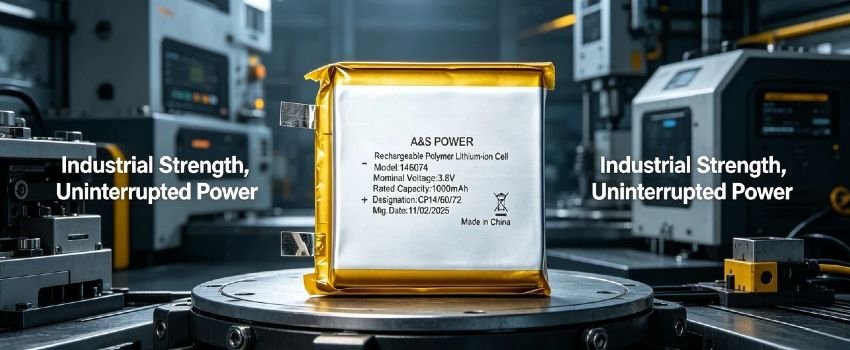 3.8V 1000mAh high-capacity Li-Polymer battery cell