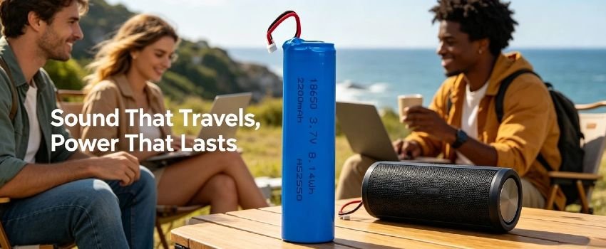 3.7V 2200mAh Li-ion battery pack for portable electronics