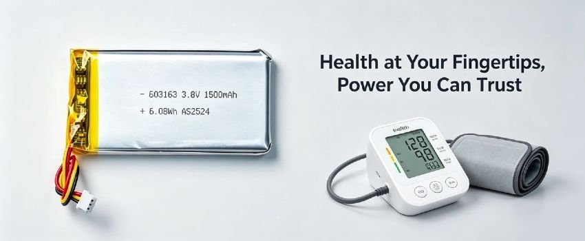 Compact Li-Polymer battery pack with NTC protection