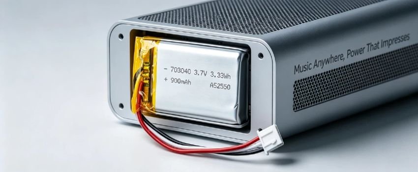 3.7V 900mAh high-performance Li-Po battery pack 