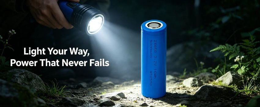 Long cycle life LiFePO4 battery cell for EVs