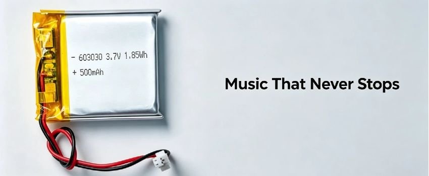 Reliable AS603030 polymer battery for compact medical and wearable devices 