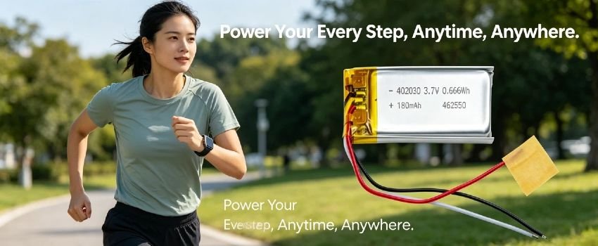 Long-lasting Li-Polymer battery for IoT sensors