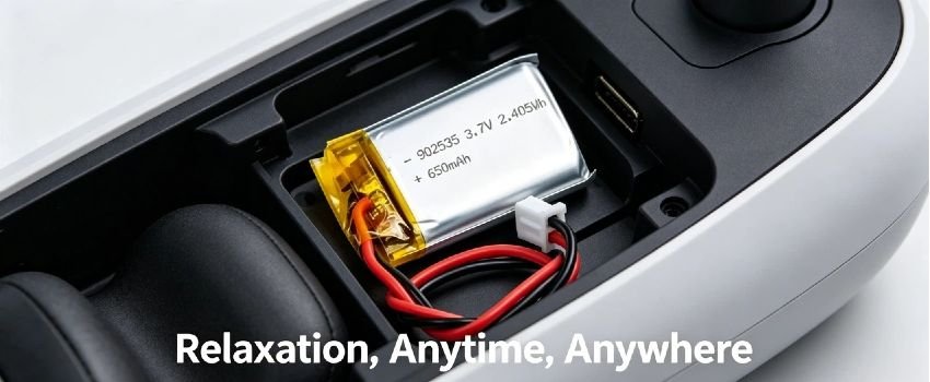 Long-lasting AS902535 polymer battery for small consumer electronics