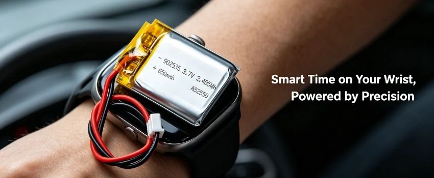 Rechargeable 3.7V battery for IoT devices 