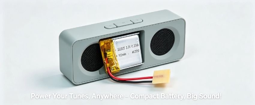 Custom ultra-compact Li-Polymer battery pack with connectors