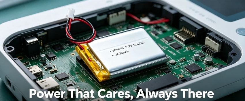 AS104049 lithium polymer battery for IoT gateways and remote monitoring equipment