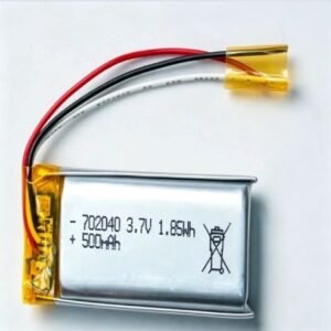 AS702040 3.7V 500mAh Li-Polymer battery for wireless earbuds and fitness trackers
