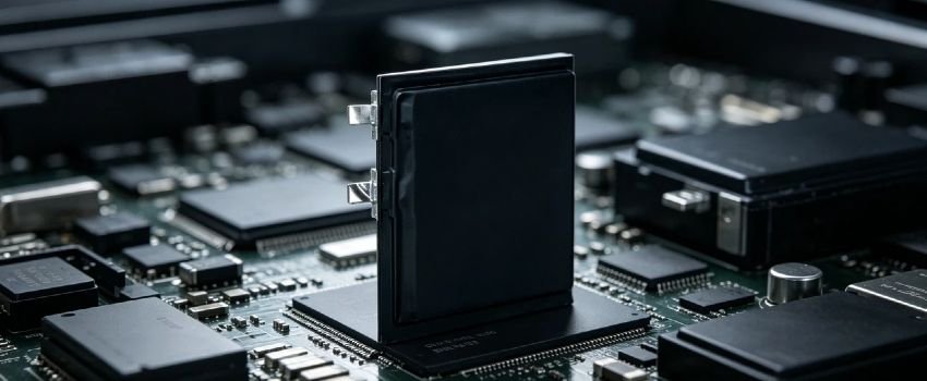 3.7V high energy density thin battery for wearables
